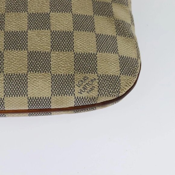 LOUIS VUITTON Damier Azur Pochette Bosphore Shoulder Bag N51112 LV Auth BA2172 - Picture 5 of 16
